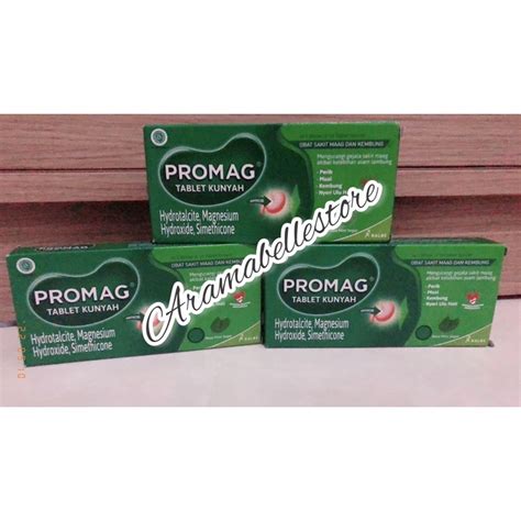 Jual Promag Tablet Blister Isi Tablet Obat Sakit Maag Dan Kembung