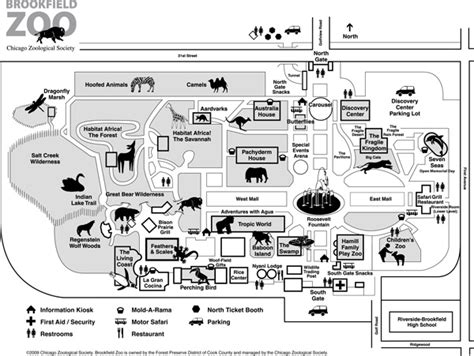 Blank Zoo Map Template