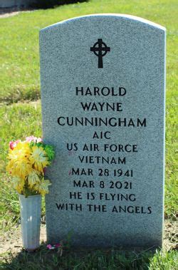 Harold Wayne Cunningham 1941 2021 Mémorial Find a Grave