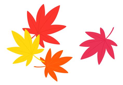 紅葉のカエデ（楓）～無料のフリーイラスト素材集