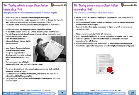 Grade 9 History Term 3 Via Afrika Summaries