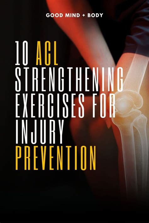 10 ACL Strengthening Exercises for Injury Prevention - Good Mind and Body