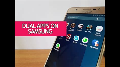 Dual Apps Dual Messenger On Samsung Galaxy J7 Max How To Use It