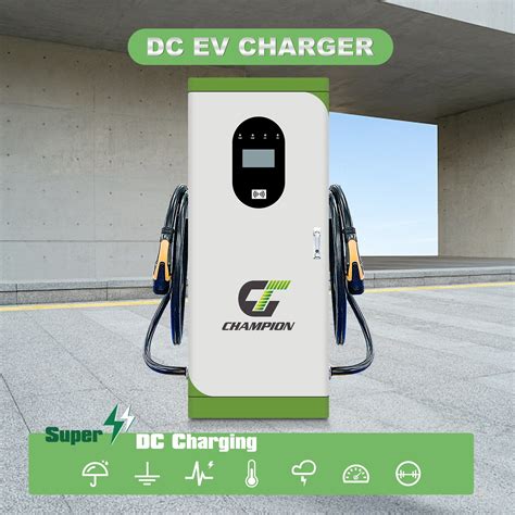 High Power Double Gun Dc Ev Charger Gbt Ccs Chademo With App