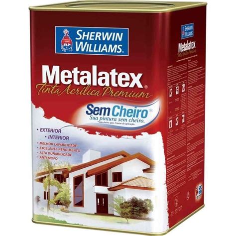 Tinta L Tex Metalatex Acr Lica Fosco L Erva Doce Sherwin Williams