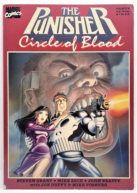 The Punisher Circle Of Blood Graphic Novel Published By Marvel Comics