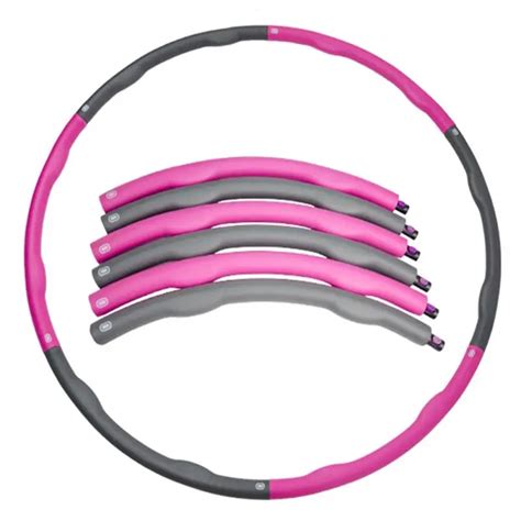 Fitness Exercise Hula Hoop Lbs Weighted Core Toning Foldable Hula