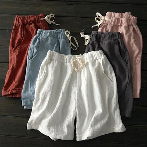 2018 Summer Casual High Waist Shorts Women Plus Size 7xl 5xl Elastic