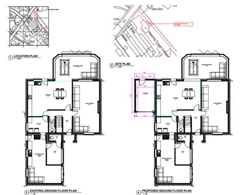 Single Storey Extension Enhanced Building Plans