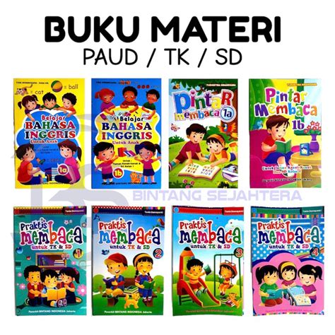 Jual BUKU MATERI ANAK PAUD TK SD BAHASA /BUKU LANCAR MEMBACA Bahasa ...