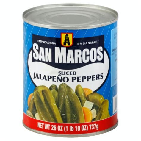 San Marcos Pepper Jalapeno Sliced Oz Case Of Oz Each Fred