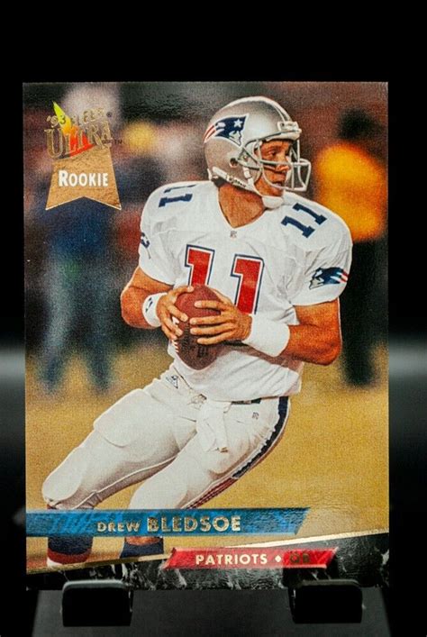 Fleer Ultra Drew Bledsoe Rookie New England Patriots Card Ebay