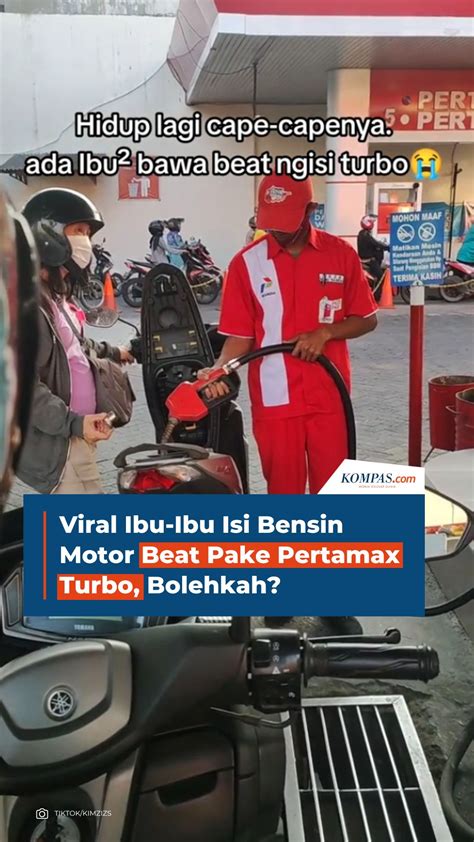 Viral Ibu Ibu Isi Bensin Motor Beat Pake Pertamax Turbo Bolehkah