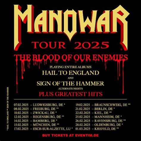 MANOWAR To Unleash New Album In 2025, Announce Plans To Release The ...