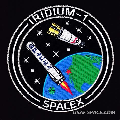 Authentic Iridium 1 Spacex Falcon 9 Launch Vafb Satellite Mission