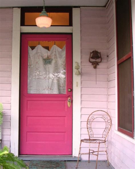 15 Pink Front Door Designs That Inspire Shelterness