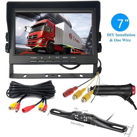 7 Backup Camera And Monitor Kit System Back Parking Night Vision For