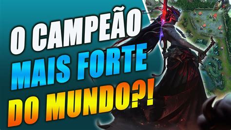 O CAMPEÃO mais FORTE da SOLOQUEUE no MUNDO League of Legends YouTube