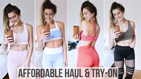 Gym Clothing Haul And Try On Youtube