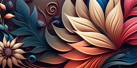 Abstract art colorful botanical background. Luxury modern wallpaper ...