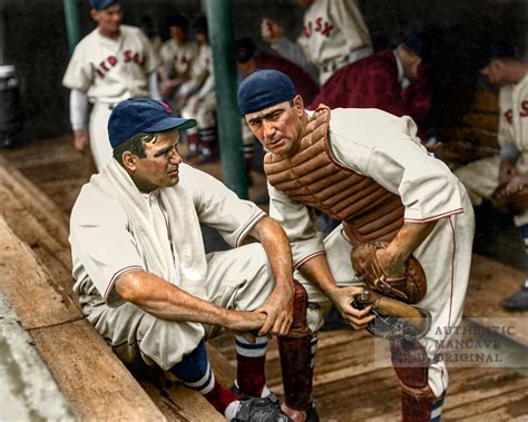 Joe Cronin & Moe Berg - Boston Red Sox (1937)