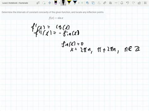 Solved Determine The Intervals Of Constant Concavity Of The Given