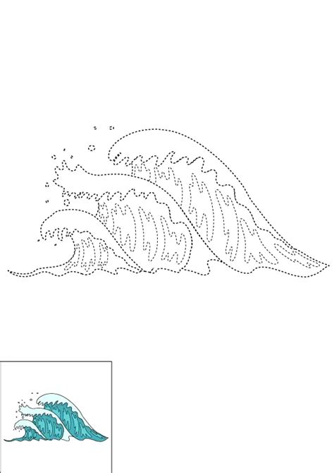 How to Draw Waves Step by Step