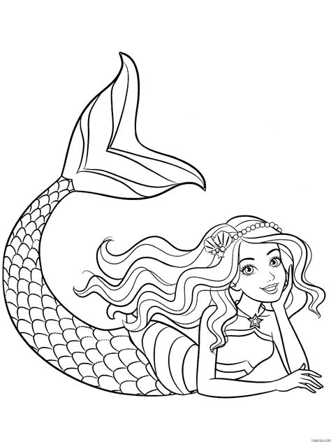 Barbie Syrenka Do Wydruku Coloring Pages Mermaid Coloring Pages | My