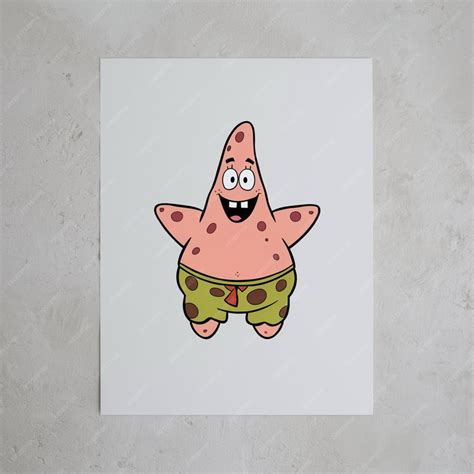 premium vector  illustration  patrick star  beloved character