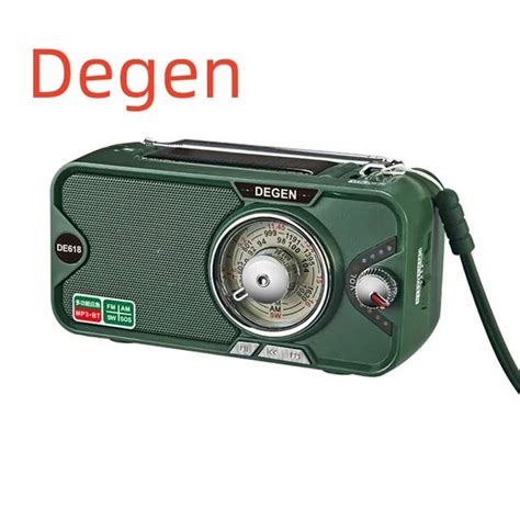 радиоприемник Degen DE618 Ретро MP3 bluetooth Подсветка с ручным ...