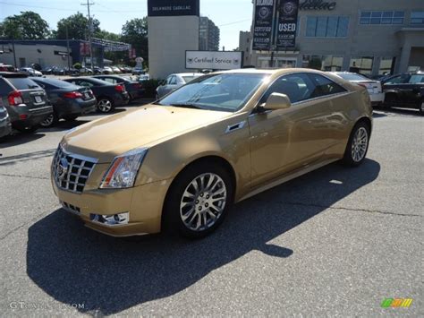 2013 Summer Gold Metallic Cadillac Cts Coupe 83483822 Photo 2