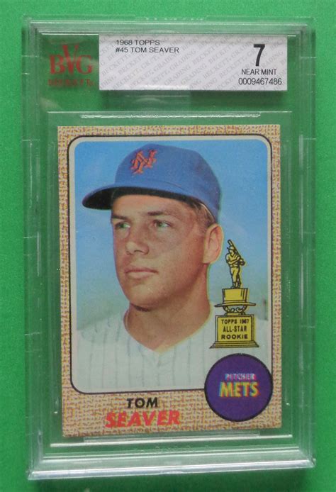 Lot Detail Topps Tom Seaver Mets Card All Star Rookie Bvg