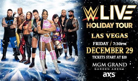 Wwe Live Holiday Tour Las Vegas Nevada Results La Knight