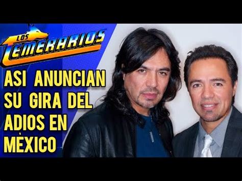 LOS TEMERARIOS ANUNCIAN SU GIRA DEL ADIOS YouTube