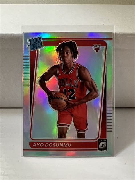 Donruss Optic Ayo Dosunmu Rated Rookie Silver Holo Prizm Rc