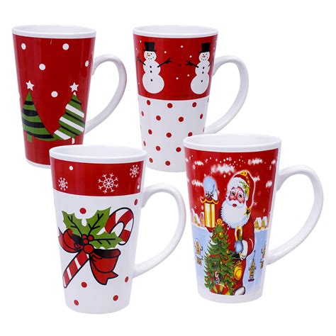 Wholesale Tall Christmas Mug Oz Assorted