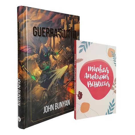 Kit Guerra Santa Ilustrado Caderno Anotações Bíblicas Boho