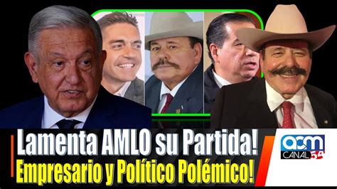 LAMENTA AMLO FALLECIMIENTO DE ARMANDO GUADIANA CLAUDIA SHEINBAUM Y