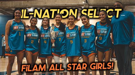 Fil Am Nation Select Girls All Star Game Youtube