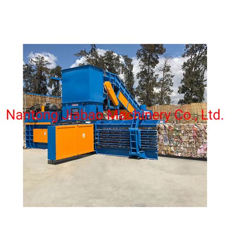 Full Automatic Cardboard Hydraulic Baling Press Horizontal Plastic