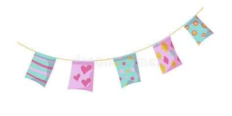 Bunting Garland Doodle Doodle Birthday Garland Of Flags Festival Or