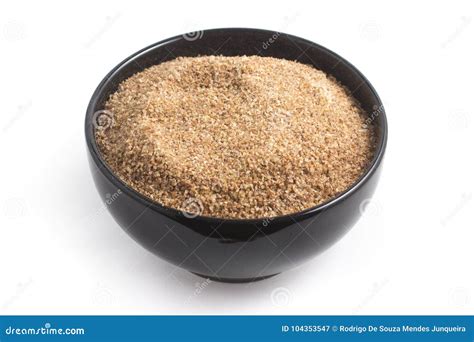 Ground Wheat For A Kibbeh In A Bowl Trigo Para Quibe Stock Image