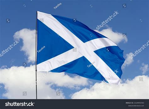 Flag Scotland Scotlands National Symbols Scottishs Stock Photo ...