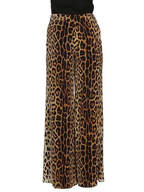 Moschino Moschino Leopard Print Trousers Multicolor 10788220 Italist