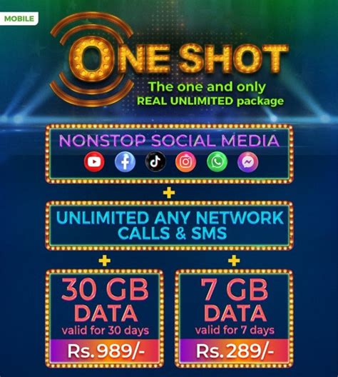 SLT-MOBITEL introduces the revolutionary ‘ONE SHOT’ package with truly unlimited benefits ...