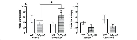 Mean ± Sem Duration Of Freezing By A Males And B Females In Download Scientific