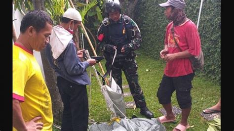 Nyasar Ke Halaman Warga Penerjun Payung Yang Mendarat Darurat Di