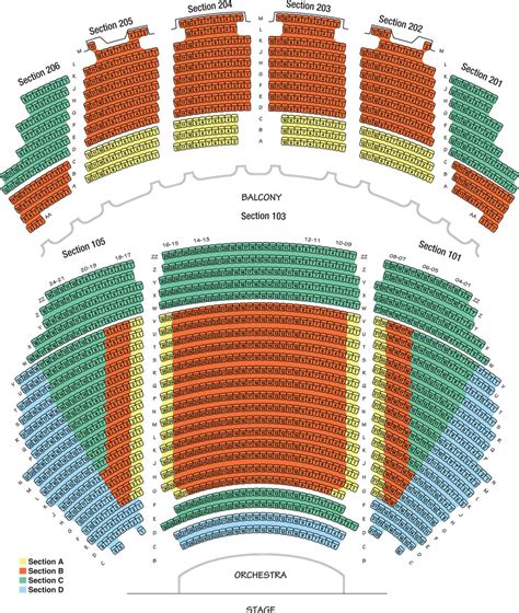 Seating Chart — Erie Philharmonic