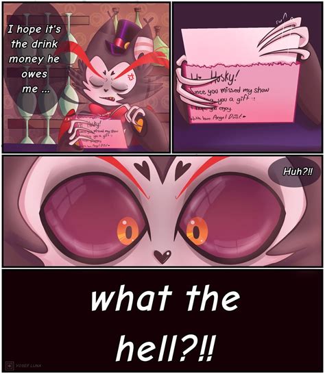 A Comic Where Angel Dust Gives Husk A Special T Fanart By Artist Yosef Luna Lunartist