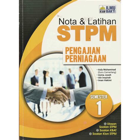 Nota Latihan STPM Pengajian Perniagaan Semester 1 Shopee Malaysia